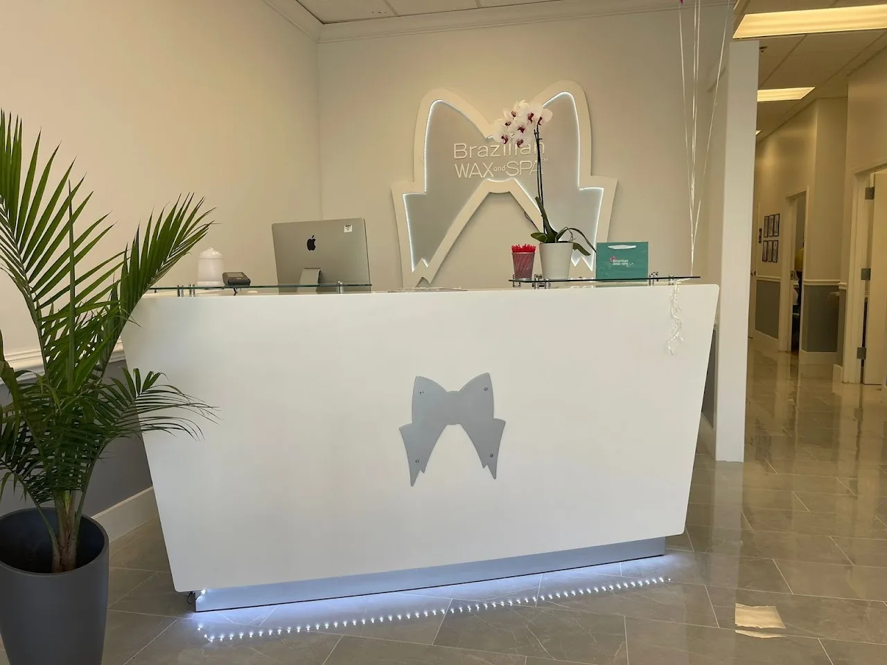 Reception area inside the Clermont spa