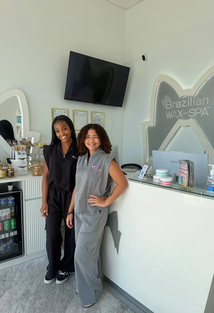 Orlando spa team at reception
