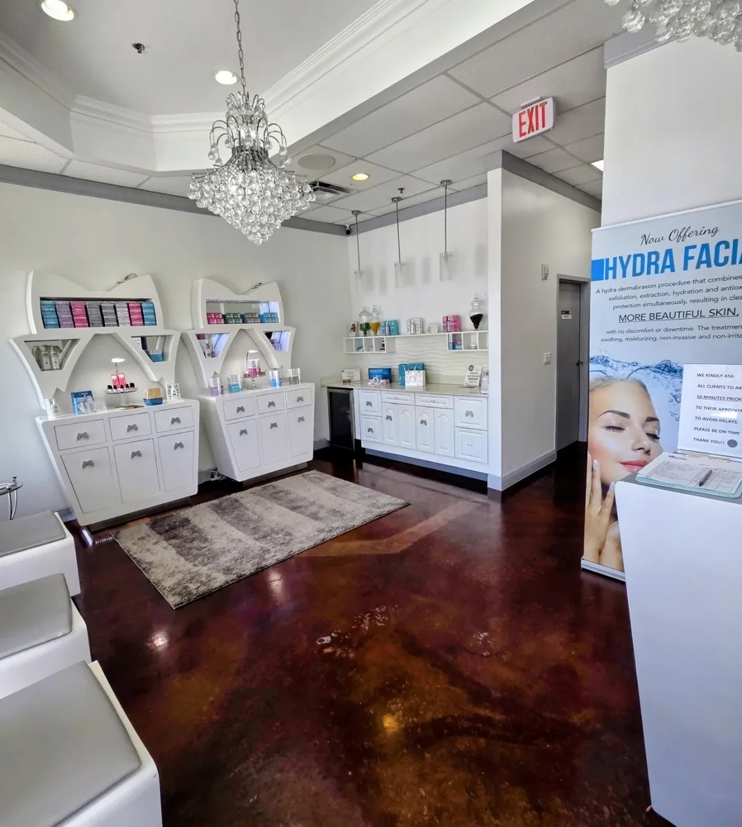 Interior of the Tampa spa